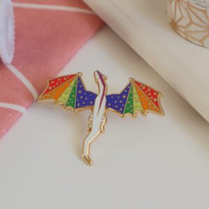 Rainbow Dragon Enamel Pin